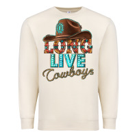 Sandshell long live cowboys Premium Sweatshirt - texasbilliewilder