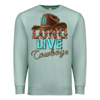Seafoam long live cowboys Premium Sweatshirt - texasbilliewilder