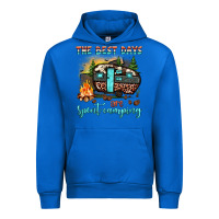 Cobalt the best days are spent camping Urban Hoodie - JahusDesignShop