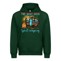 Forest Green the best days are spent camping Urban Hoodie - JahusDesignShop