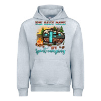 Heather Grey the best days are spent camping Urban Hoodie - JahusDesignShop