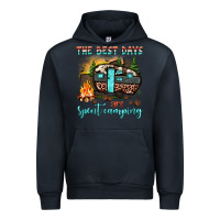 Navy the best days are spent camping Urban Hoodie - JahusDesignShop