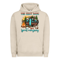 Pigment French Oak the best days are spent camping Urban Hoodie - JahusDesignShop