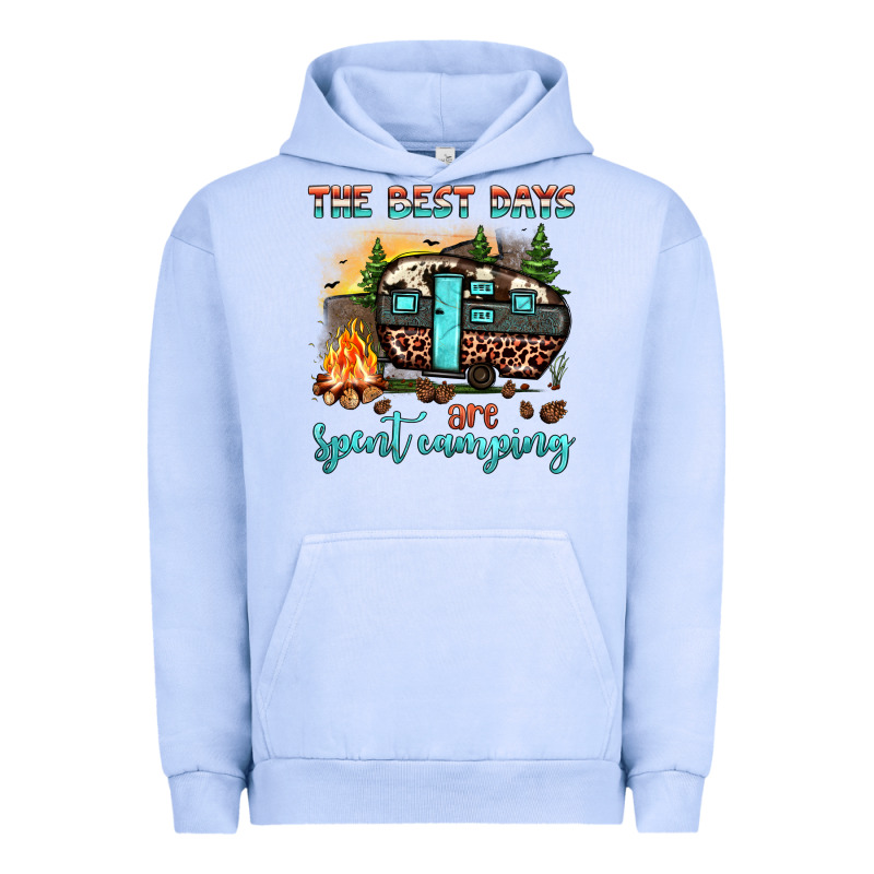 The Best Days Are Spent Camping Urban Hoodie by JahusDesignShop | Teevron