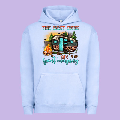 The Best Days Are Spent Camping Urban Hoodie Designed By Jahusdesignshop