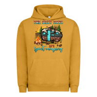 Pigment Peanut Butter the best days are spent camping Urban Hoodie - JahusDesignShop