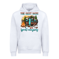 White the best days are spent camping Urban Hoodie - JahusDesignShop