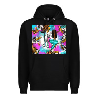 Black hair stylist Premium Hoodie - AdoDesignShop