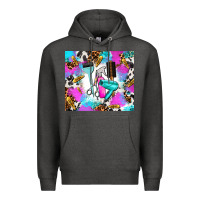 Charcoal Heather hair stylist Premium Hoodie - AdoDesignShop