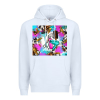 White hair stylist Premium Hoodie - AdoDesignShop