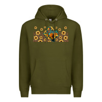 Army Green texas map Premium Hoodie - JahusDesignShop