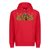 Red texas map Premium Hoodie - JahusDesignShop