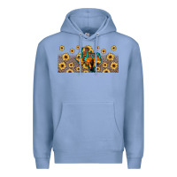 Colony Blue texas map Premium Hoodie - JahusDesignShop