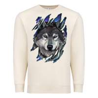 Sandshell Wolf scratch mark Premium Sweatshirt - RanaPortraitStore
