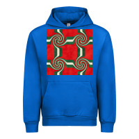 Cobalt retro christmas seamless pattern Urban Hoodie - BundleAndBundleShop