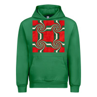 Emerald retro christmas seamless pattern Urban Hoodie - BundleAndBundleShop