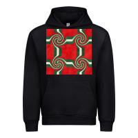 Foreset Green retro christmas seamless pattern Urban Hoodie - BundleAndBundleShop