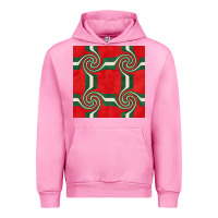 Fuchsia Pink retro christmas seamless pattern Urban Hoodie - BundleAndBundleShop