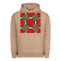 Pigment Burro retro christmas seamless pattern Urban Hoodie - BundleAndBundleShop