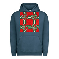 Pigment Midnight Navy retro christmas seamless pattern Urban Hoodie - BundleAndBundleShop