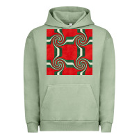 Pigment Oil Green retro christmas seamless pattern Urban Hoodie - BundleAndBundleShop