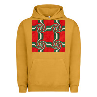 Pigment Peanut Butter retro christmas seamless pattern Urban Hoodie - BundleAndBundleShop