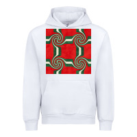 White retro christmas seamless pattern Urban Hoodie - BundleAndBundleShop