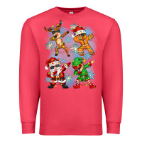 Cardinal dabbing christmas Premium Sweatshirt - Zillion Design Studio