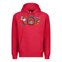 Cardinal teacher life rainbow frosted Premium Hoodie - JahusDesignShop