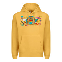 Mustard teacher life rainbow frosted Premium Hoodie - JahusDesignShop