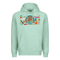 Seafoam teacher life rainbow frosted Premium Hoodie - JahusDesignShop