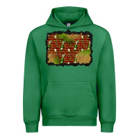 Emerald christmas champagne background Urban Hoodie - BundleAndBundleShop