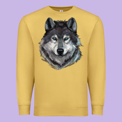 Premium Sweatshirt Wolf
