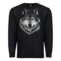 Black Wolf Premium Sweatshirt - RanaPortraitStore