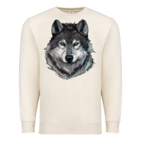 Sandshell Wolf Premium Sweatshirt - RanaPortraitStore