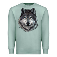 Seafoam Wolf Premium Sweatshirt - RanaPortraitStore