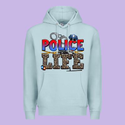 Police Life Premium Hoodie Designed By Adodesignshop