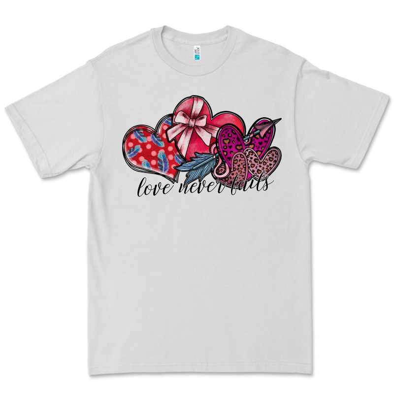 Love Never Fails Premium Tee by SublimationCraftShop | Teevron