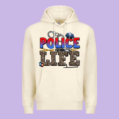 Police Life Premium Hoodie Designed By Adodesignshop