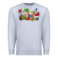 Heather Grey puerto rico coffee cups Premium Sweatshirt - texasbilliewilder