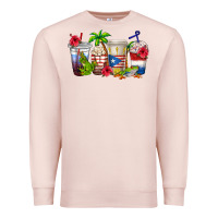 Pale Pink puerto rico coffee cups Premium Sweatshirt - texasbilliewilder