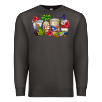 Smoke puerto rico coffee cups Premium Sweatshirt - texasbilliewilder