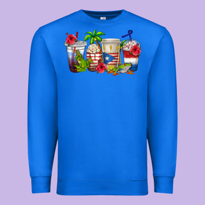 Premium Sweatshirt puerto rico coffee cups