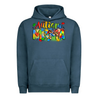 Pigment Midnight Navy autism mama Urban Hoodie - Artiststas