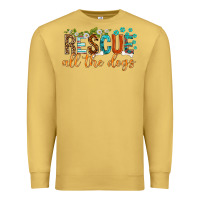 Antique Gold rescue all the dogs Premium Sweatshirt - texasbilliewilder
