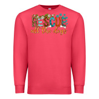 Cardinal rescue all the dogs Premium Sweatshirt - texasbilliewilder
