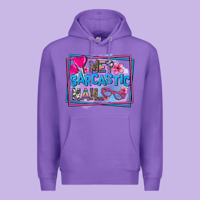 Me Sarcastic Nah Premium Hoodie Designed By Adodesignshop