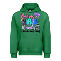 Emerald making hair beautiful is kinda my thing Urban Hoodie - Artiststas