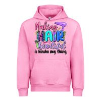 Fuchsia Pink making hair beautiful is kinda my thing Urban Hoodie - Artiststas