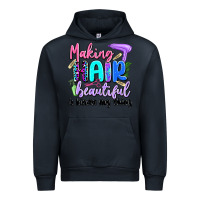 Navy making hair beautiful is kinda my thing Urban Hoodie - Artiststas